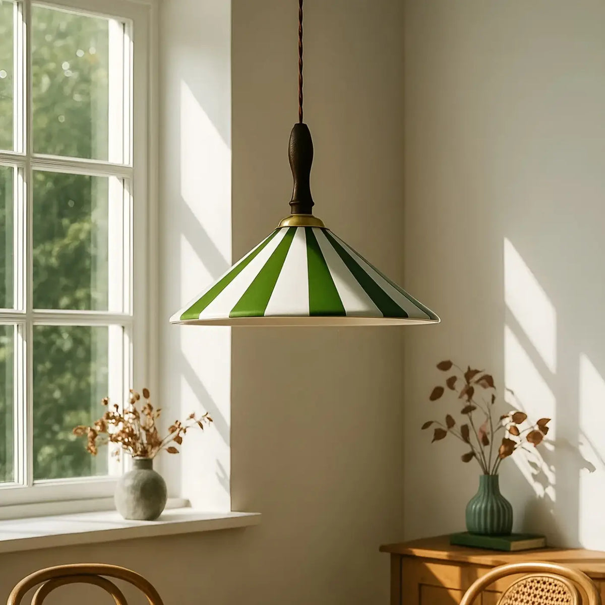 Suspension Rayée Style Vintage – Sorane