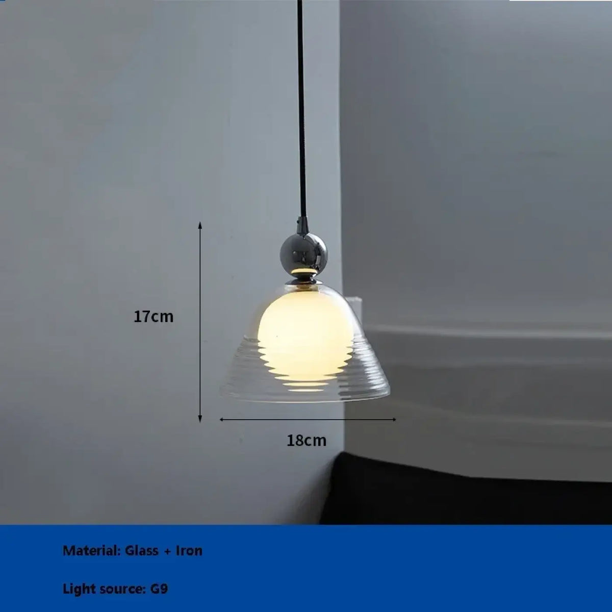 Suspension Rétro en Verre – Climo