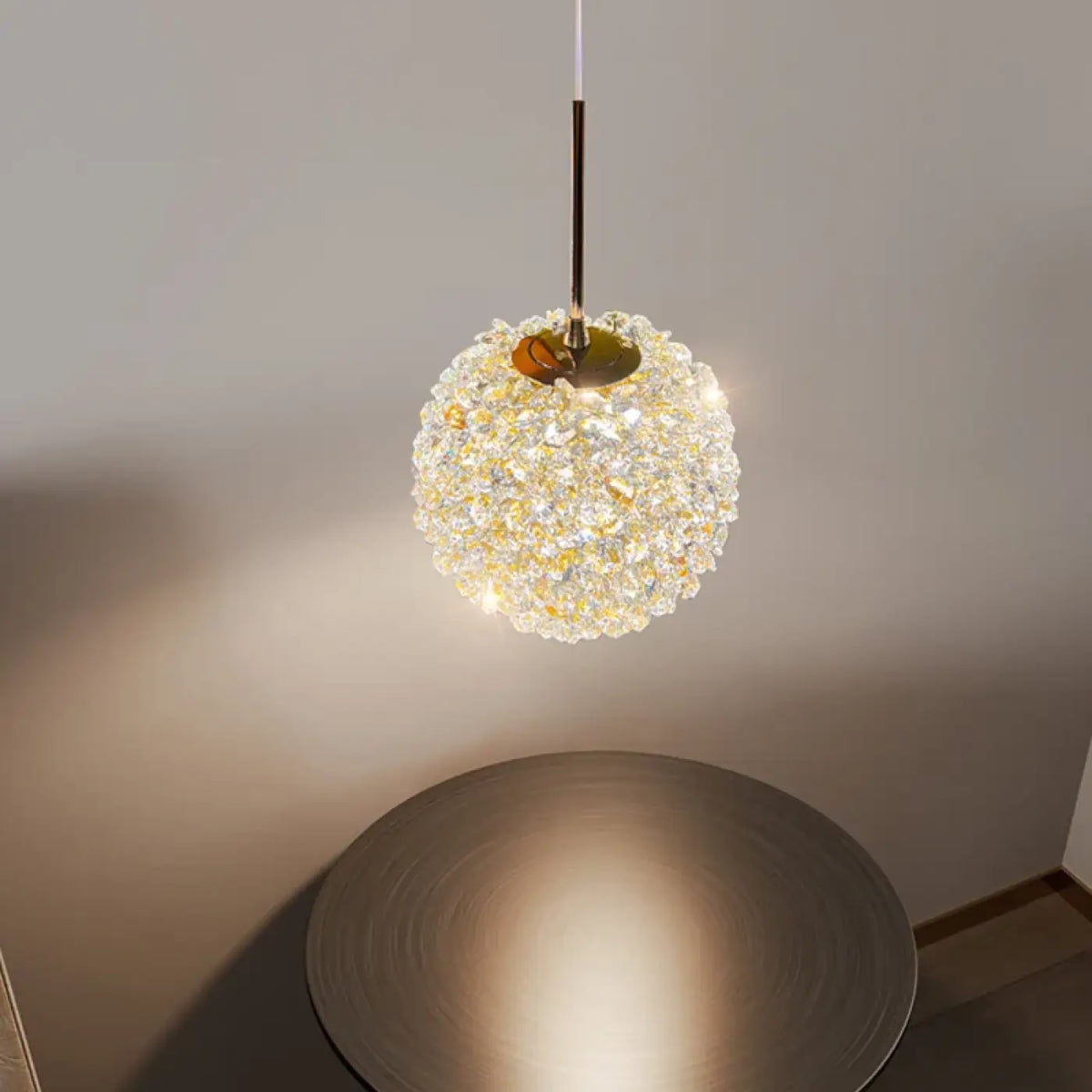 Suspension Ronde Lumière Chaude Chambre – Avine