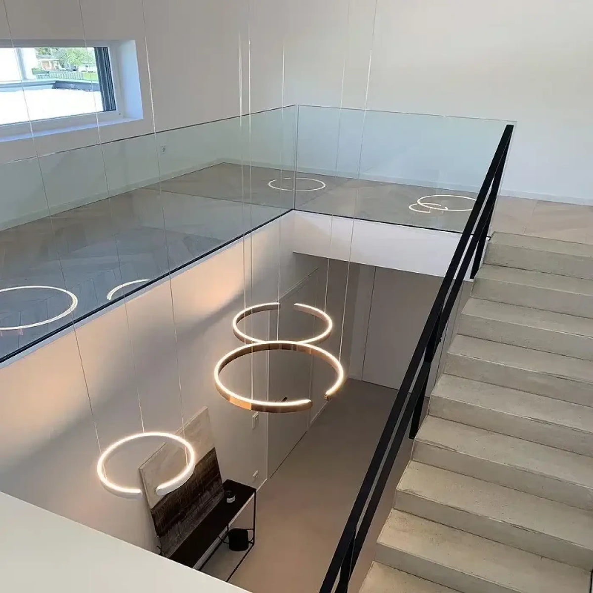 Suspension LED Circulaire Rose Gold – Érane