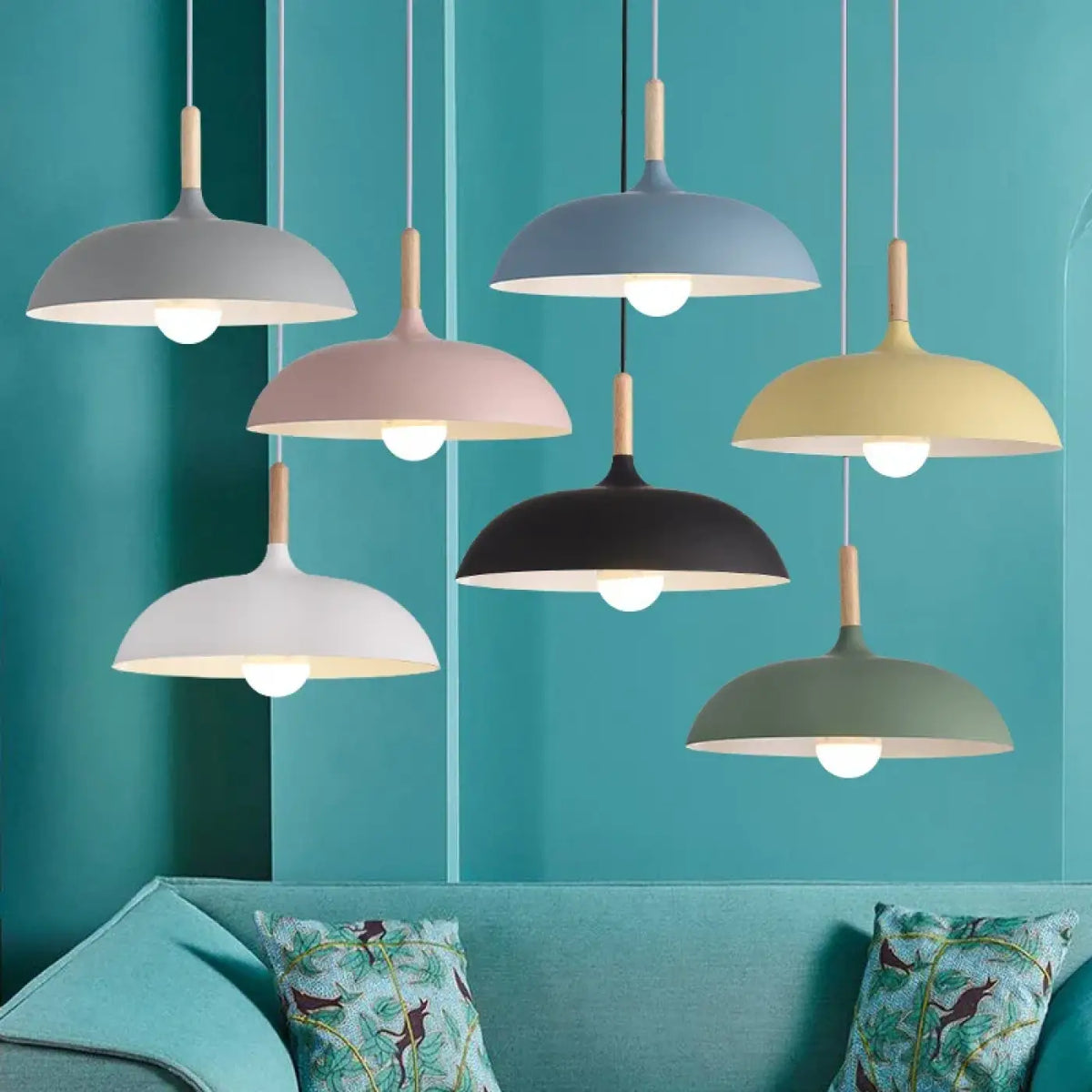 Suspension Scandinave avec Détail Bois – Tédan