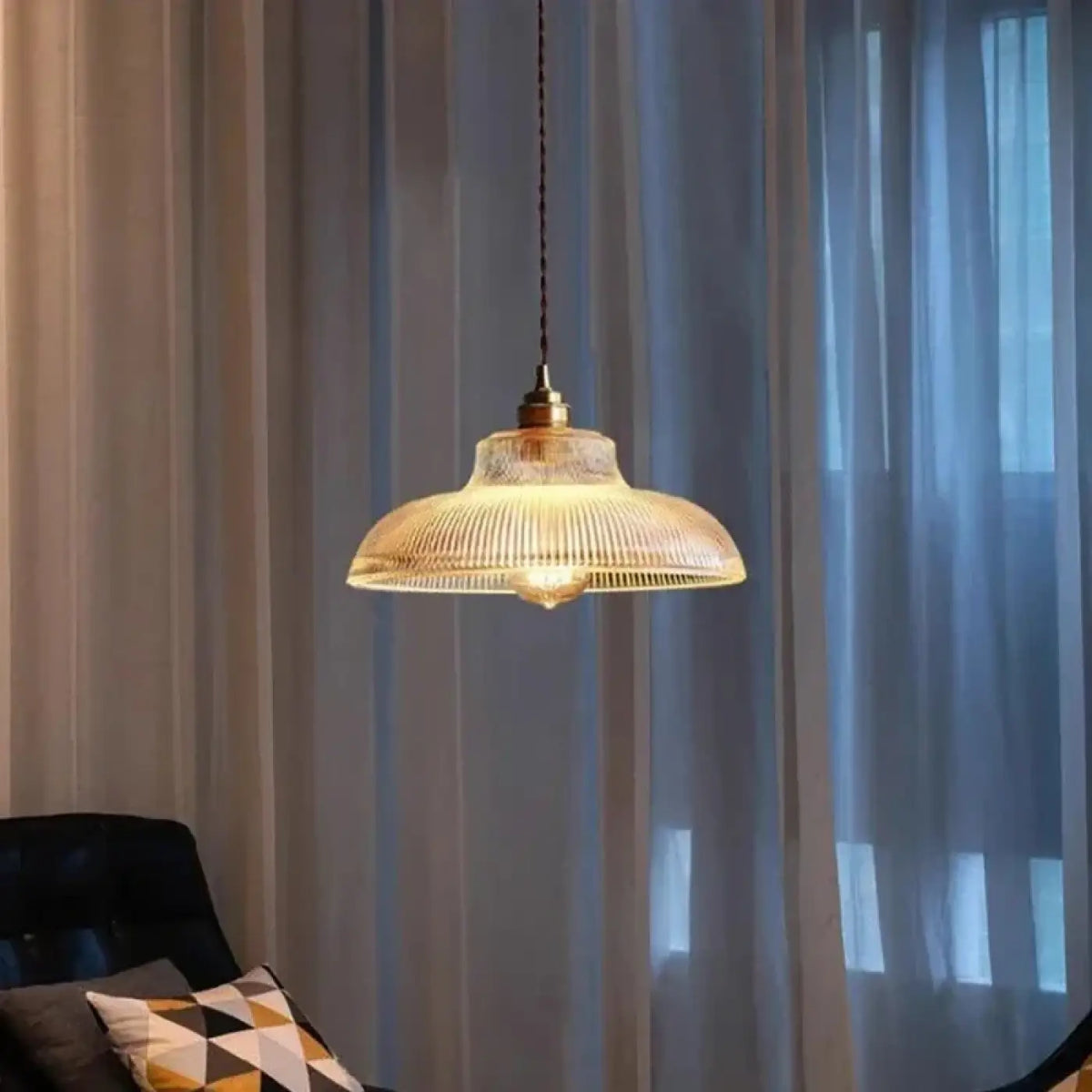 Suspension Art Déco en Verre – Nidine