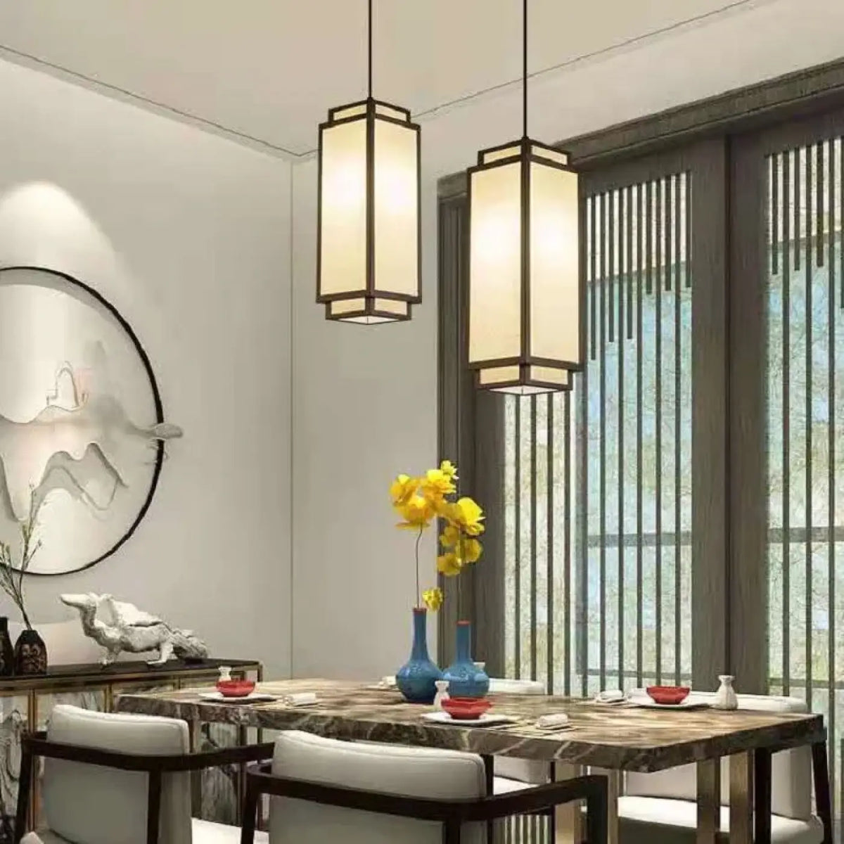Suspension Style Chinois Minimaliste – Bradia