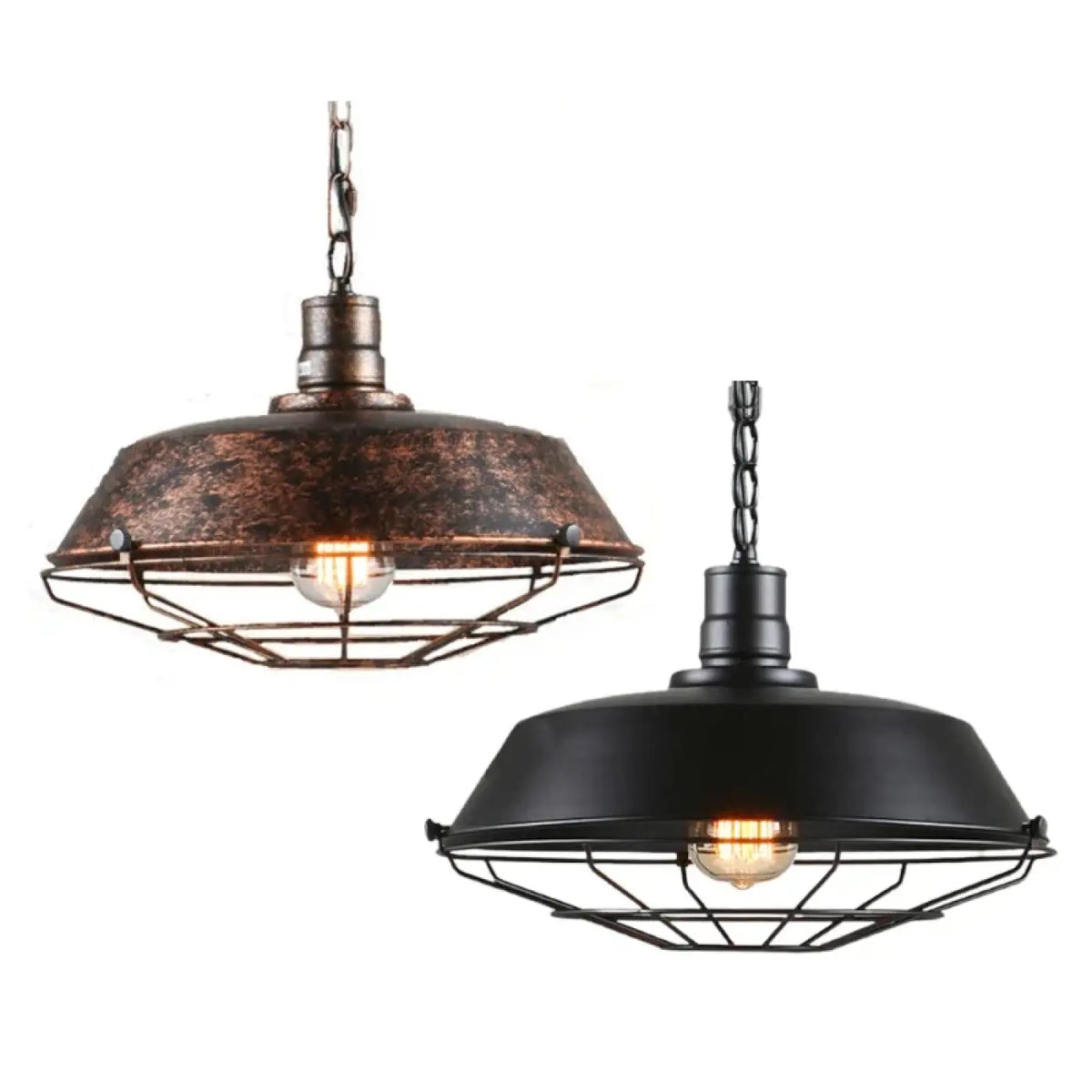 Suspension Industrielle Cloche Aplatie – Isette