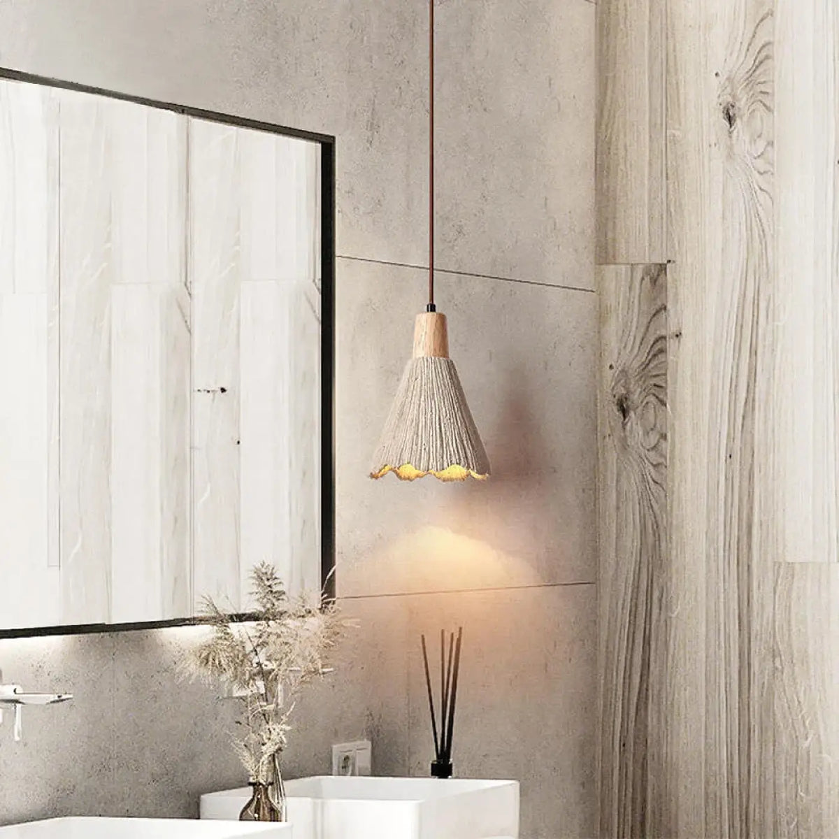 Suspension Conique Style Japonais – Plavis