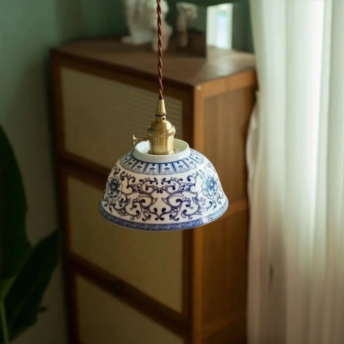 Suspension Céramique Fleurie Maison de Thé – Ronel