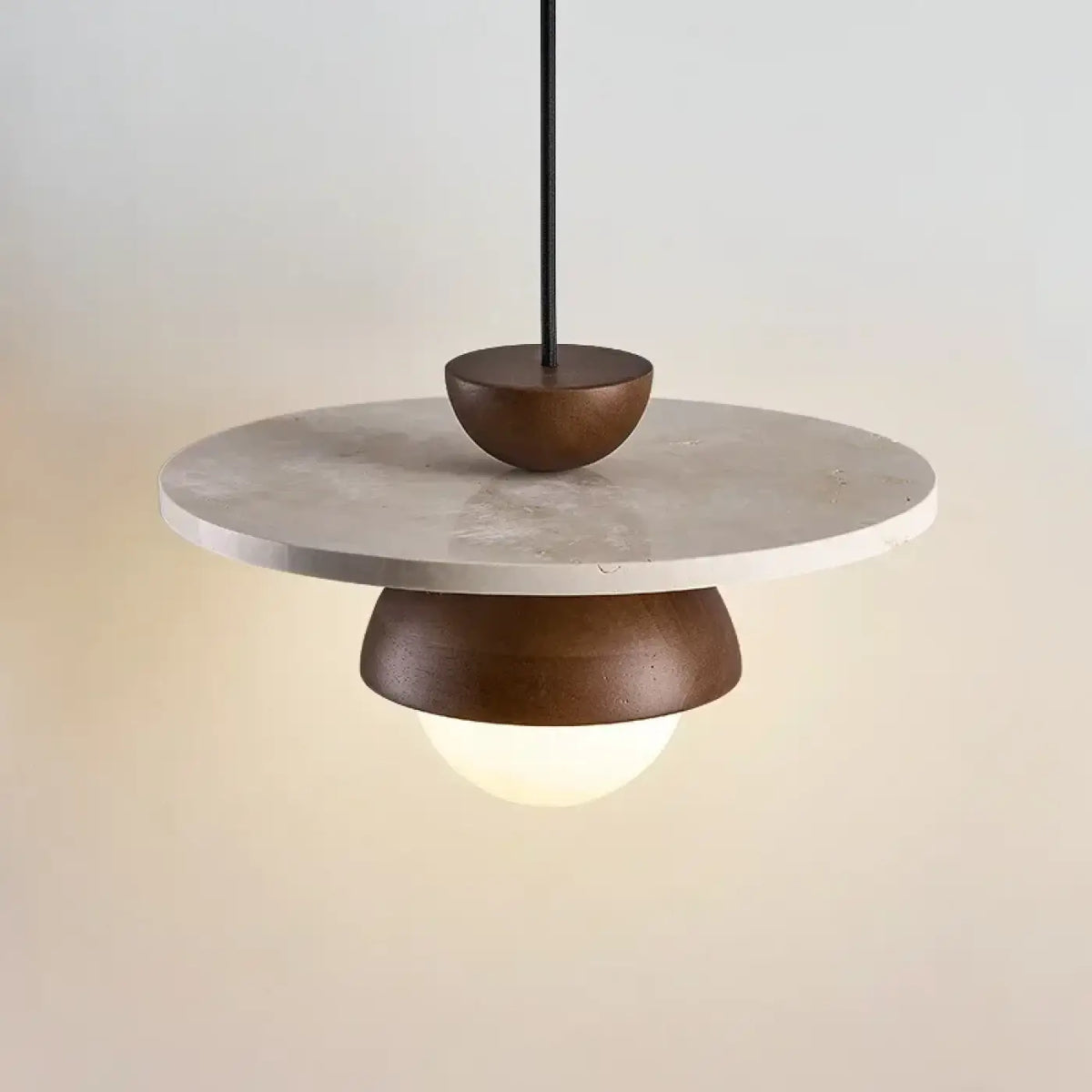 Suspension Scandinave Bois et Verre – Misine
