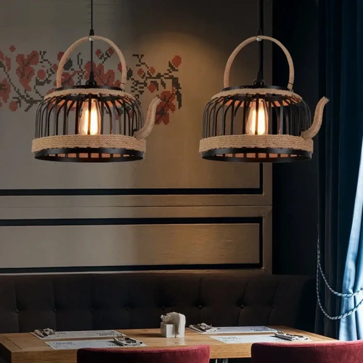 Suspension Théière Rétro – Némia