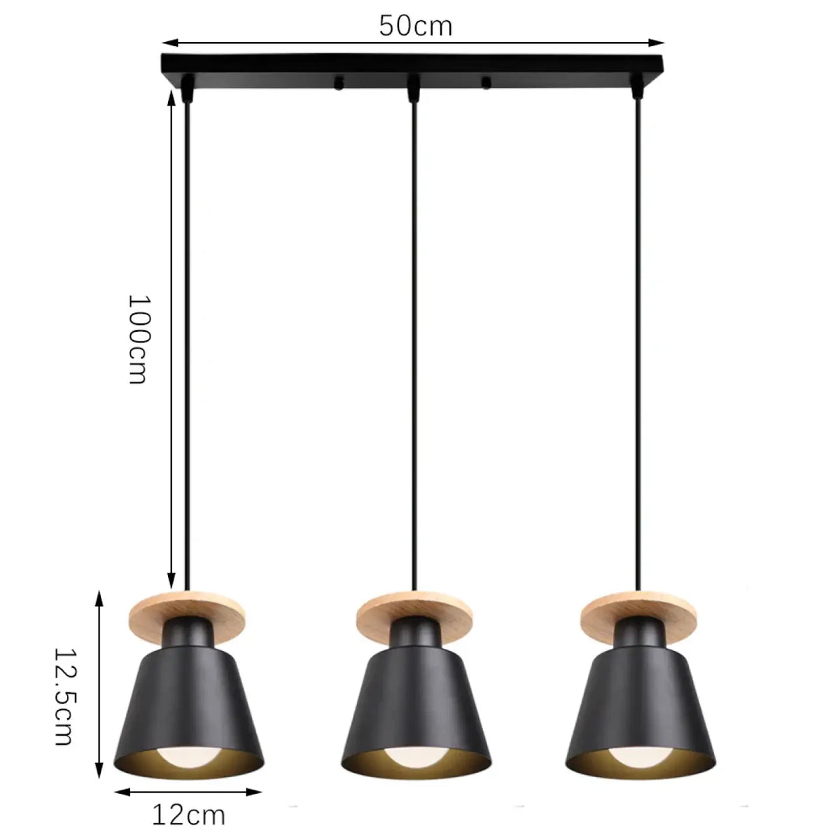 Suspension Nordique à Trois Lumières – Flimo