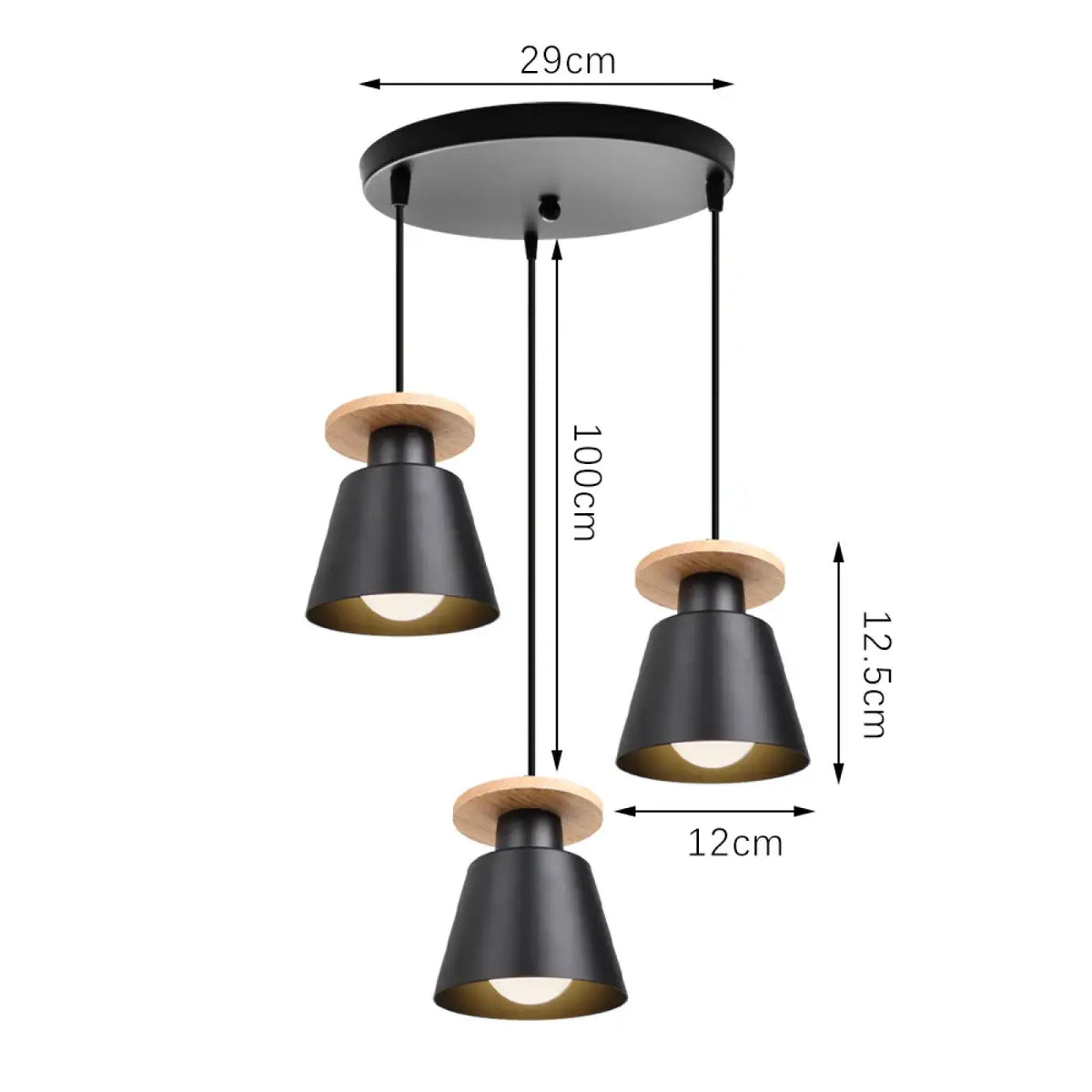 Suspension Nordique à Trois Lumières – Flimo