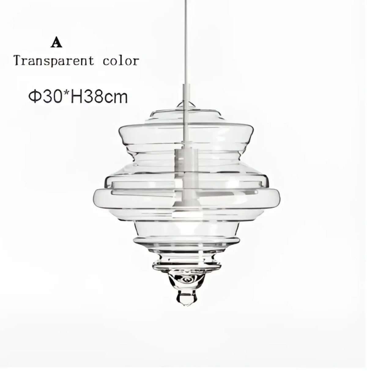 Suspension en Verre Art Déco – Zavis