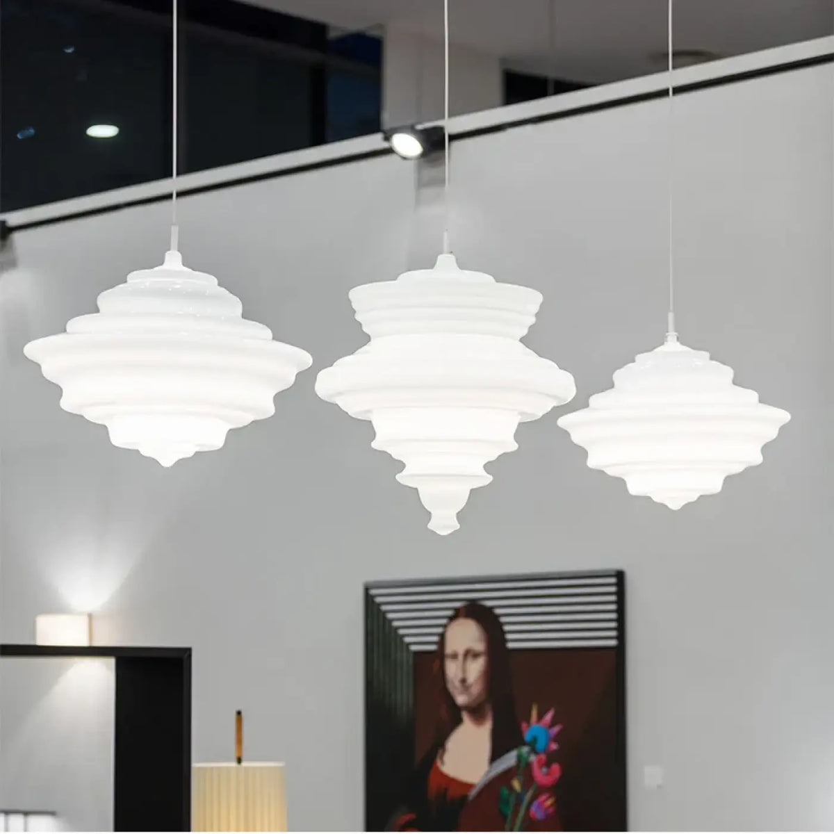 Suspension en Verre Art Déco – Zavis
