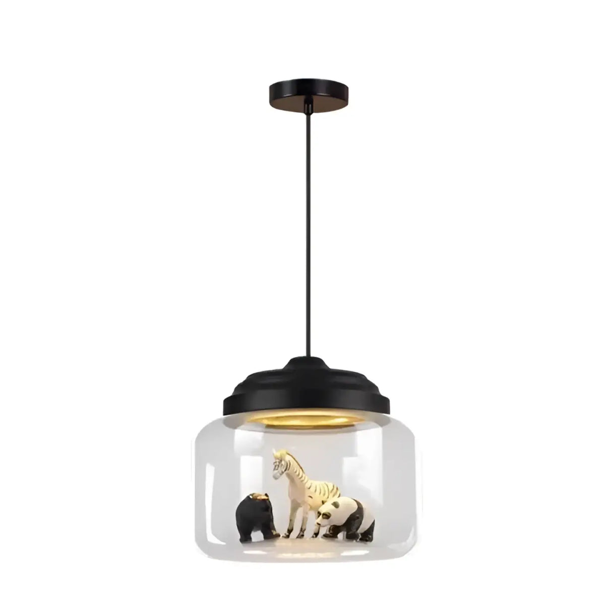 Suspension Cloche en Verre Animaux – Bilia