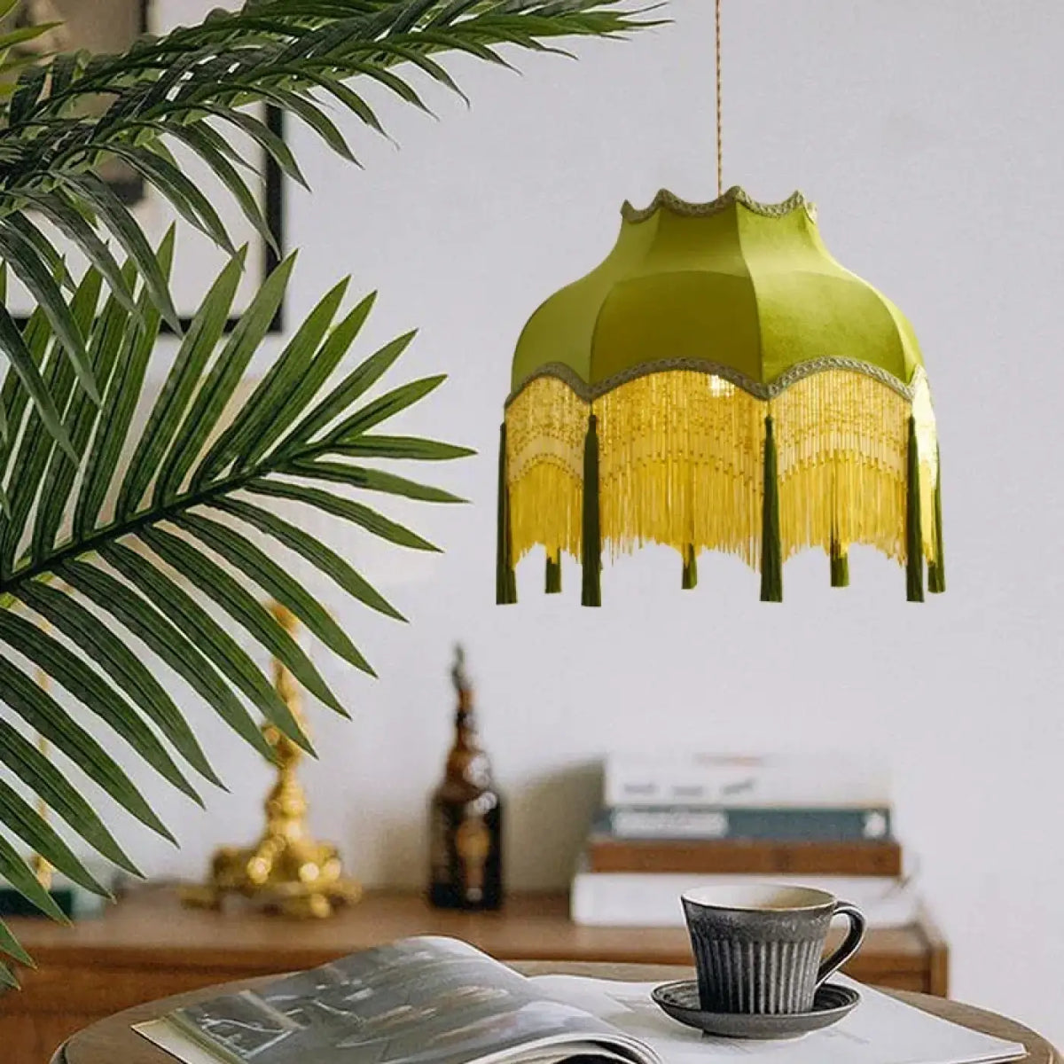 Suspension Vintage Verte Style Bar – Pleson