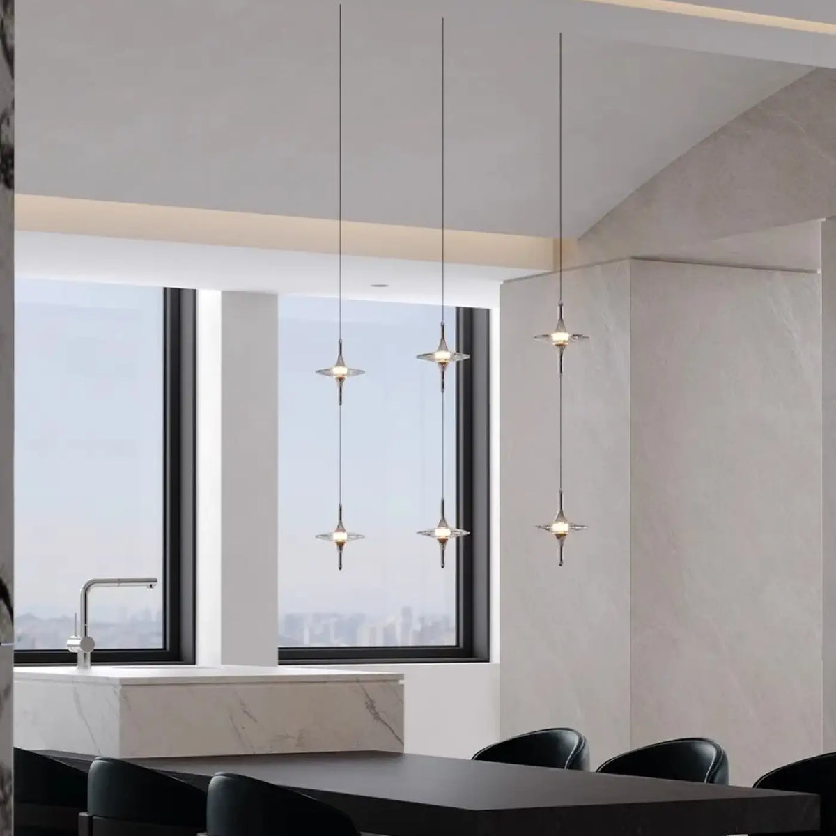 Suspension Design en Cristal Moderne – Clade
