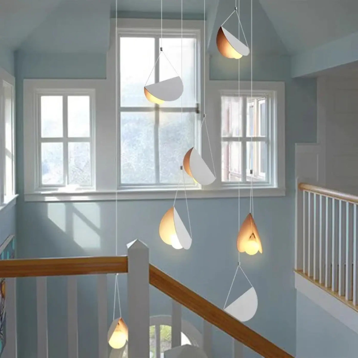 Suspension Blanche Design Origami – Biselle