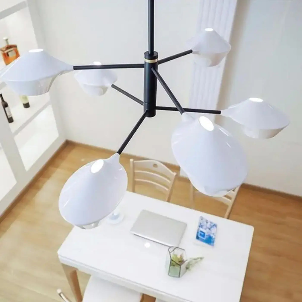 Lustre à Bras Longs et Coupelles – Limis