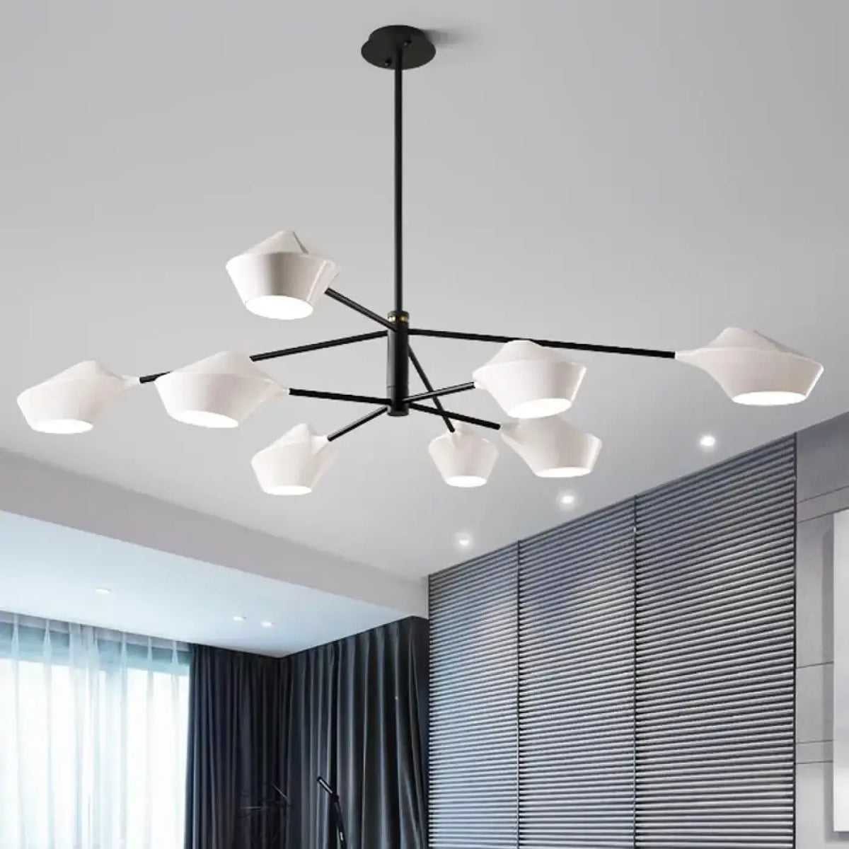 Lustre à Bras Longs et Coupelles – Limis