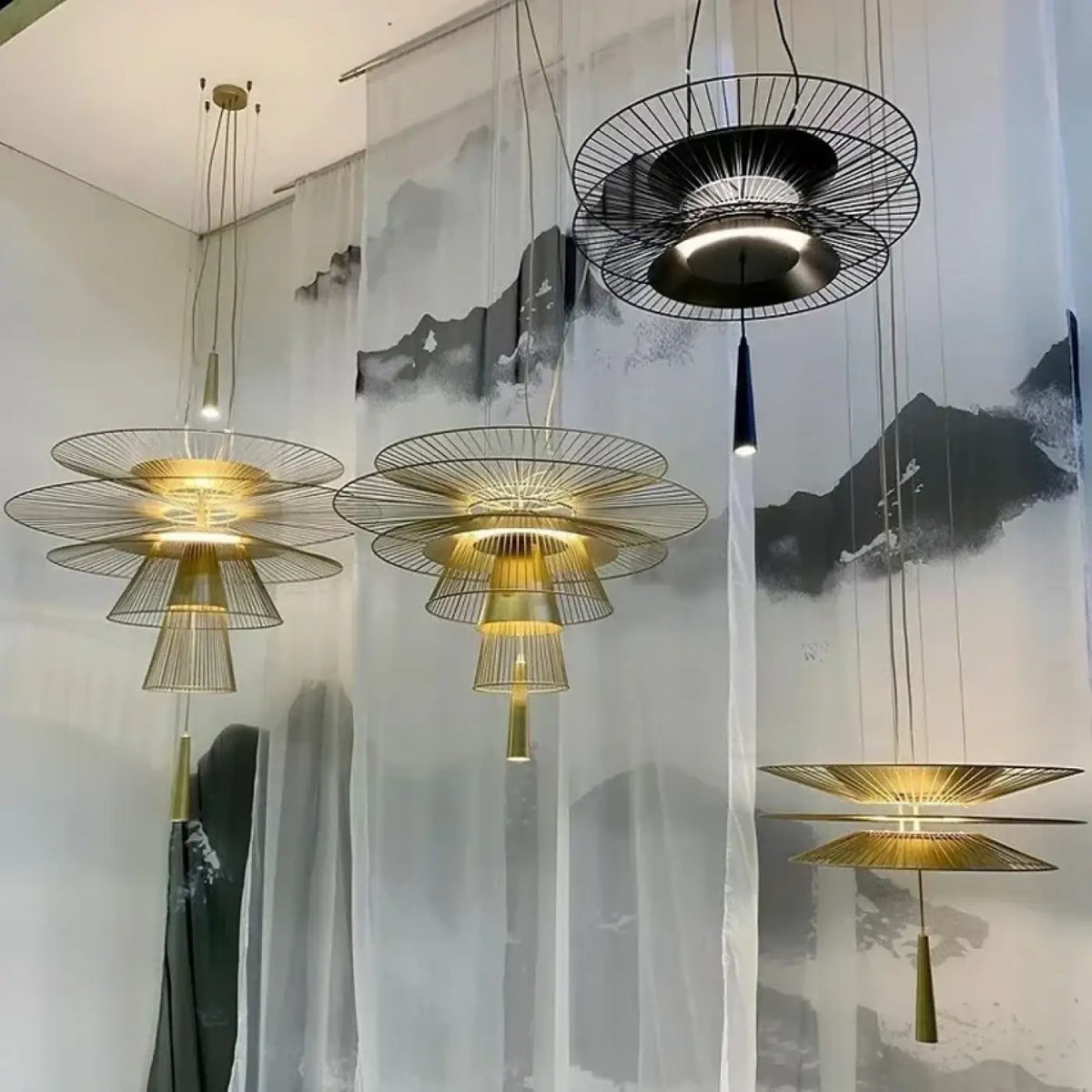 Suspension Filaire à Étages – Bemette