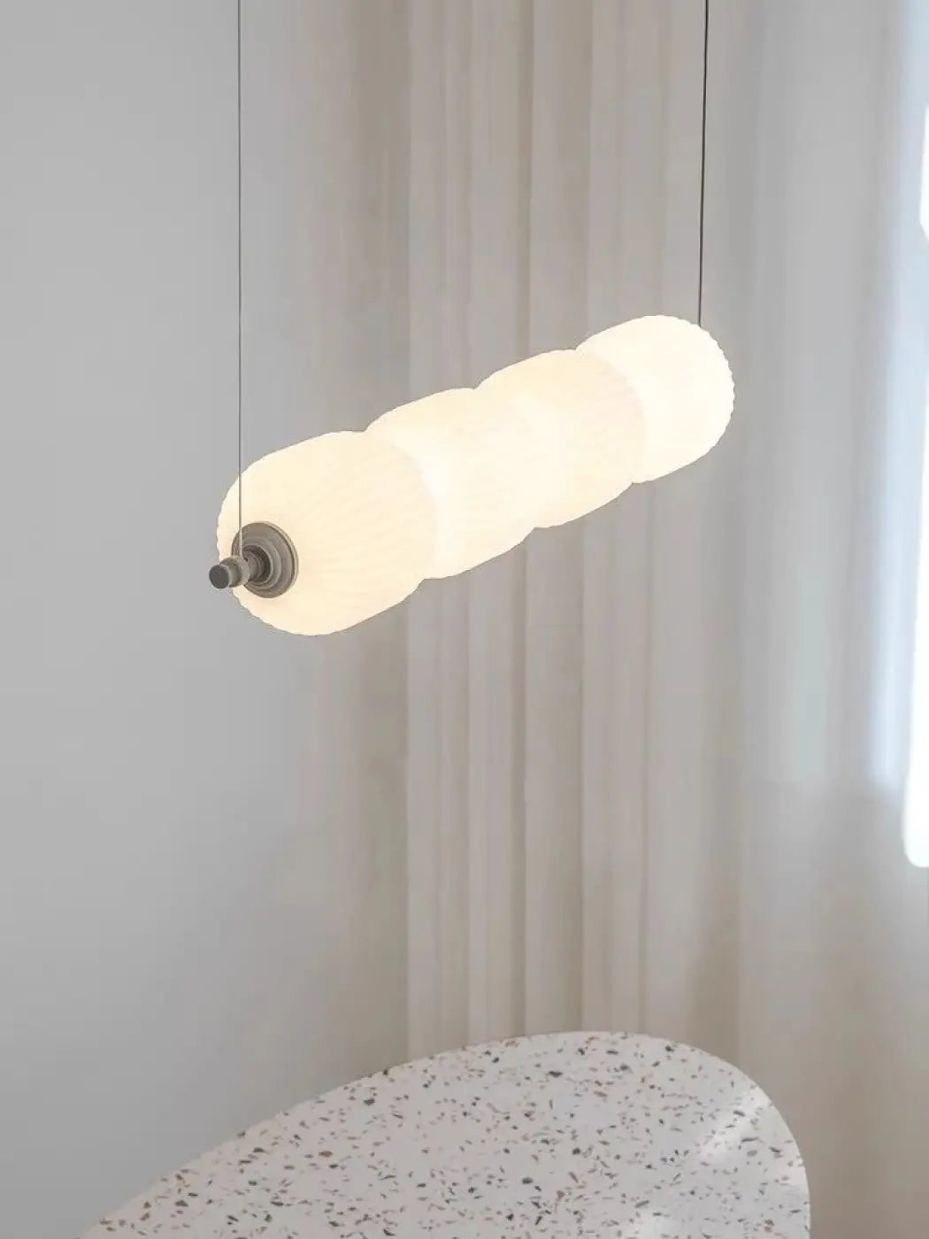 Suspension Globes en Opalin Minimaliste – Vosel