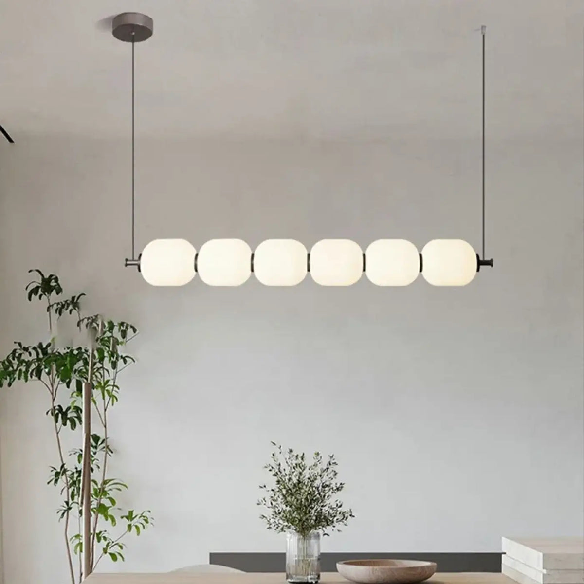 Suspension Globes en Opalin Minimaliste – Vosel