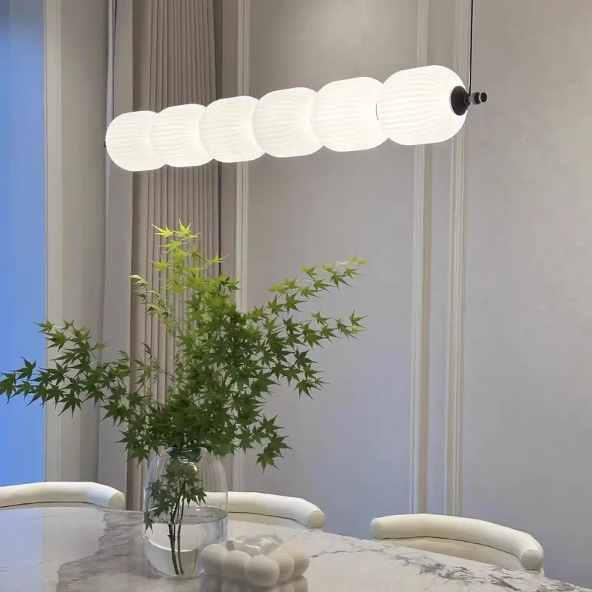 Suspension Globes en Opalin Minimaliste – Vosel