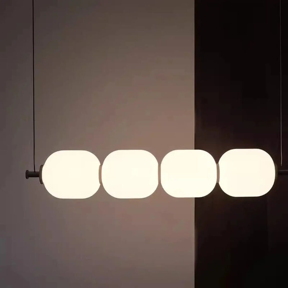 Suspension Globes en Opalin Minimaliste – Vosel