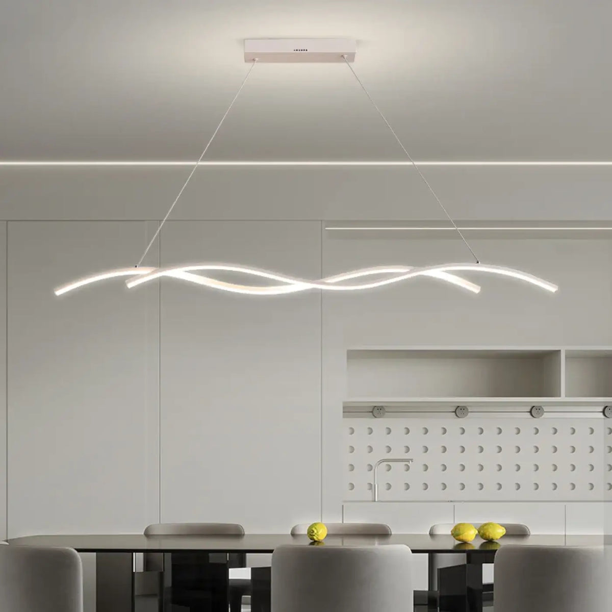 Suspension LED Vague Ondulée – Briman