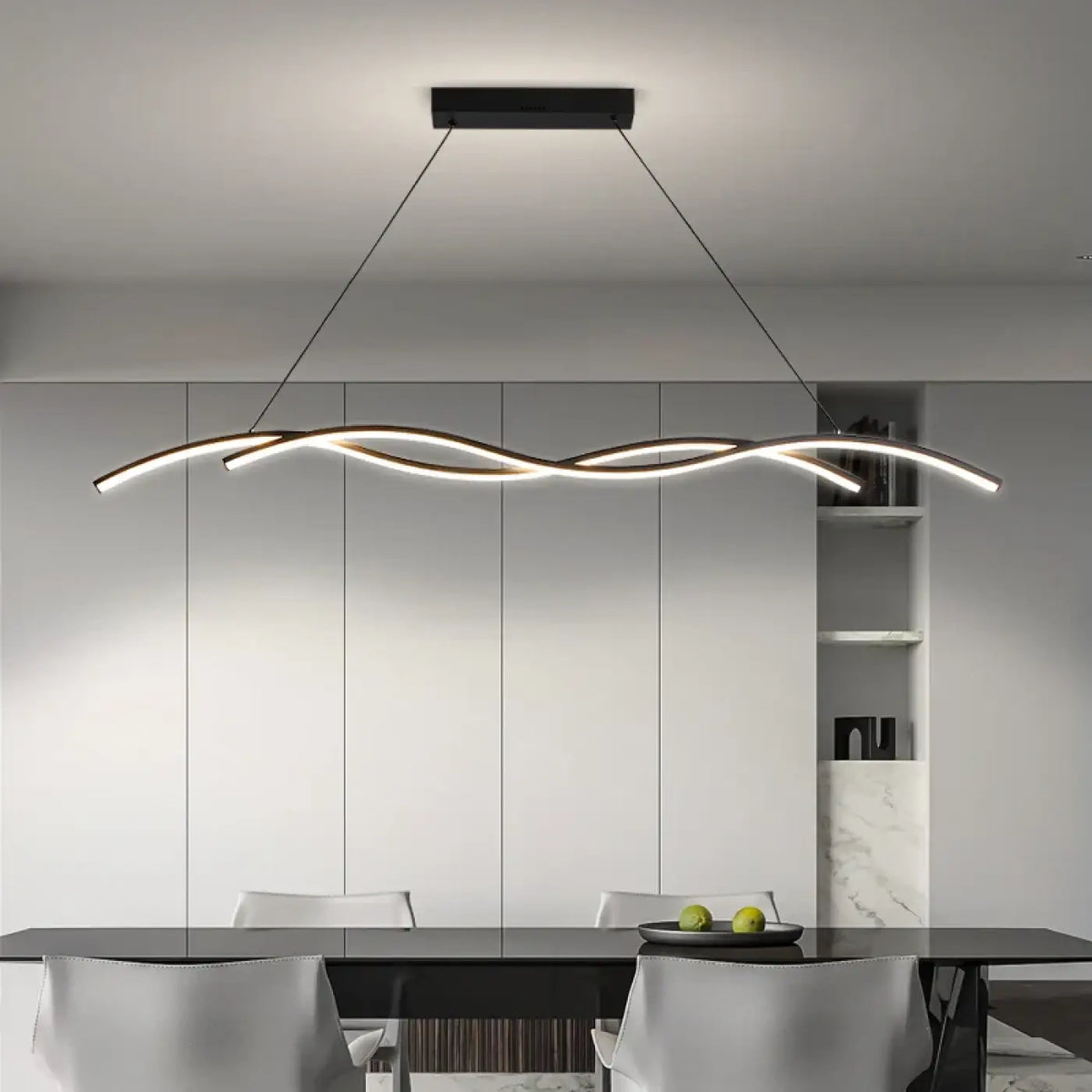 Suspension LED Vague Ondulée – Briman