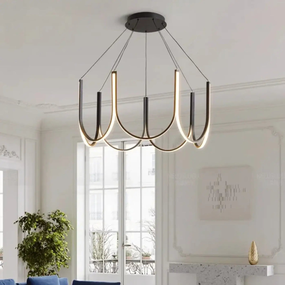 Suspension Moderne en Arche Lumineuse – Kavon