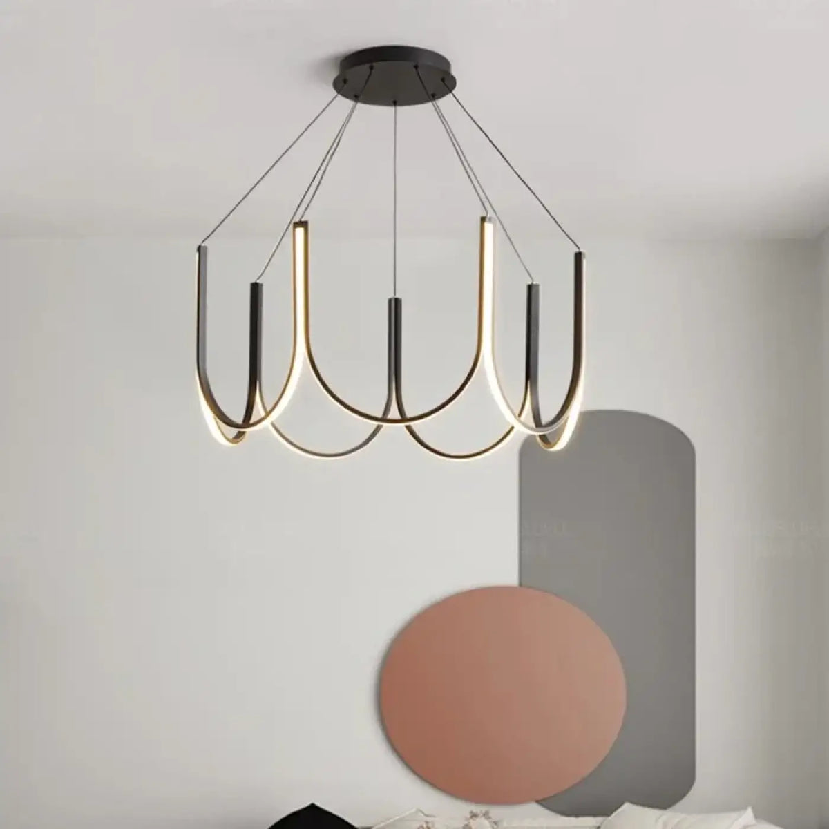 Suspension Moderne en Arche Lumineuse – Kavon