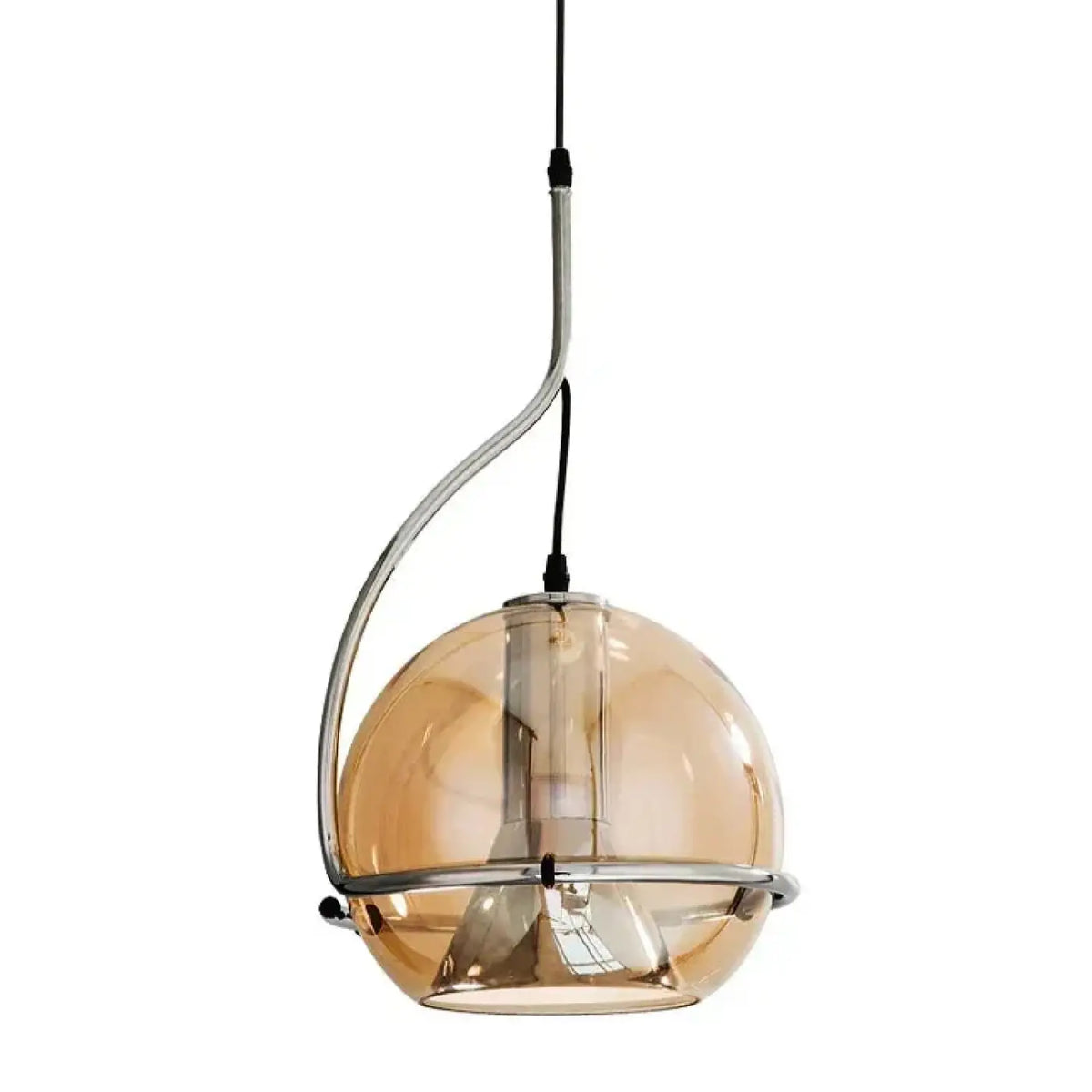 Suspension Sphère Dorée Effet Miroir – Rino