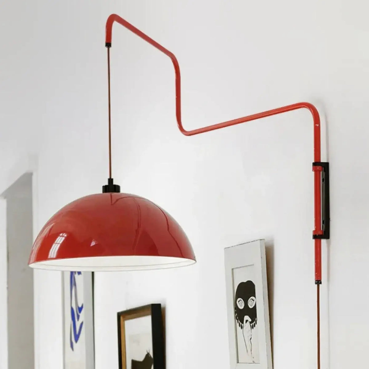 Applique Murale Abat-jour Rouge – Nesa