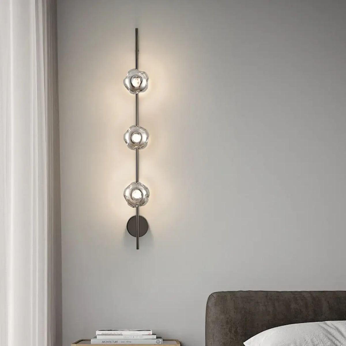 Applique Murale Suspendue Métal et Verre – Zeran