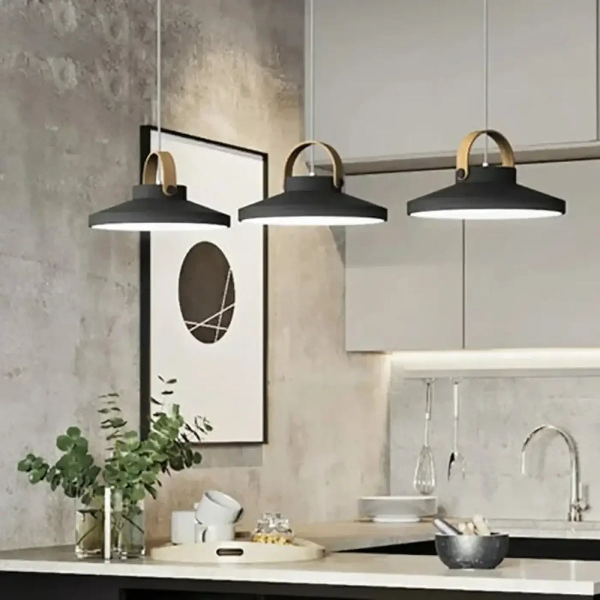 Suspension Moderne avec Anse en Bois – Donette