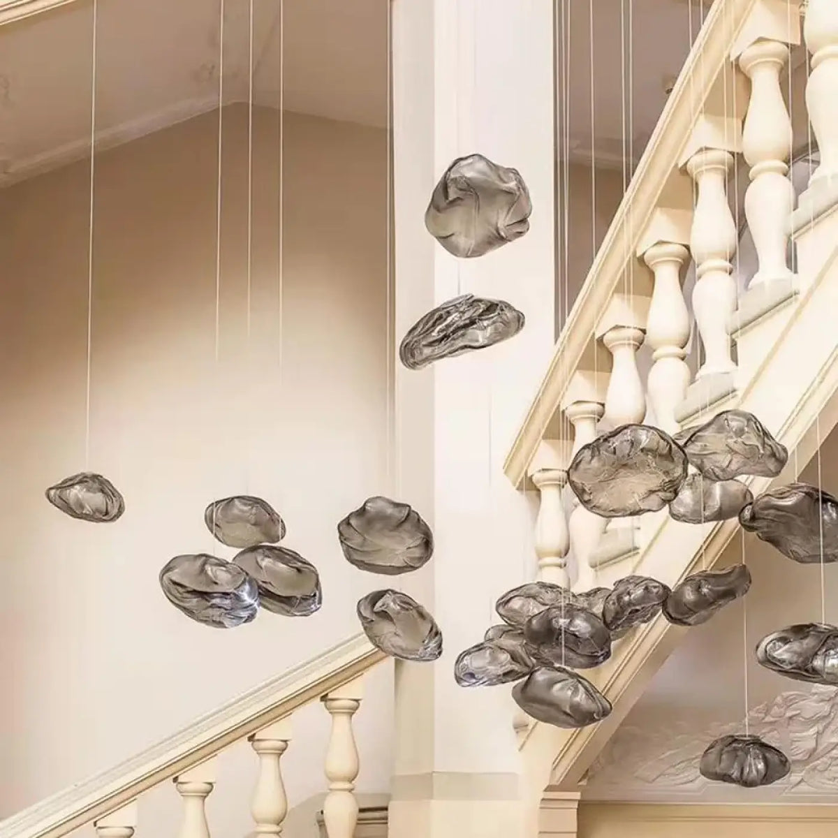 Suspension Nuage en Verre Sculptural – Simane