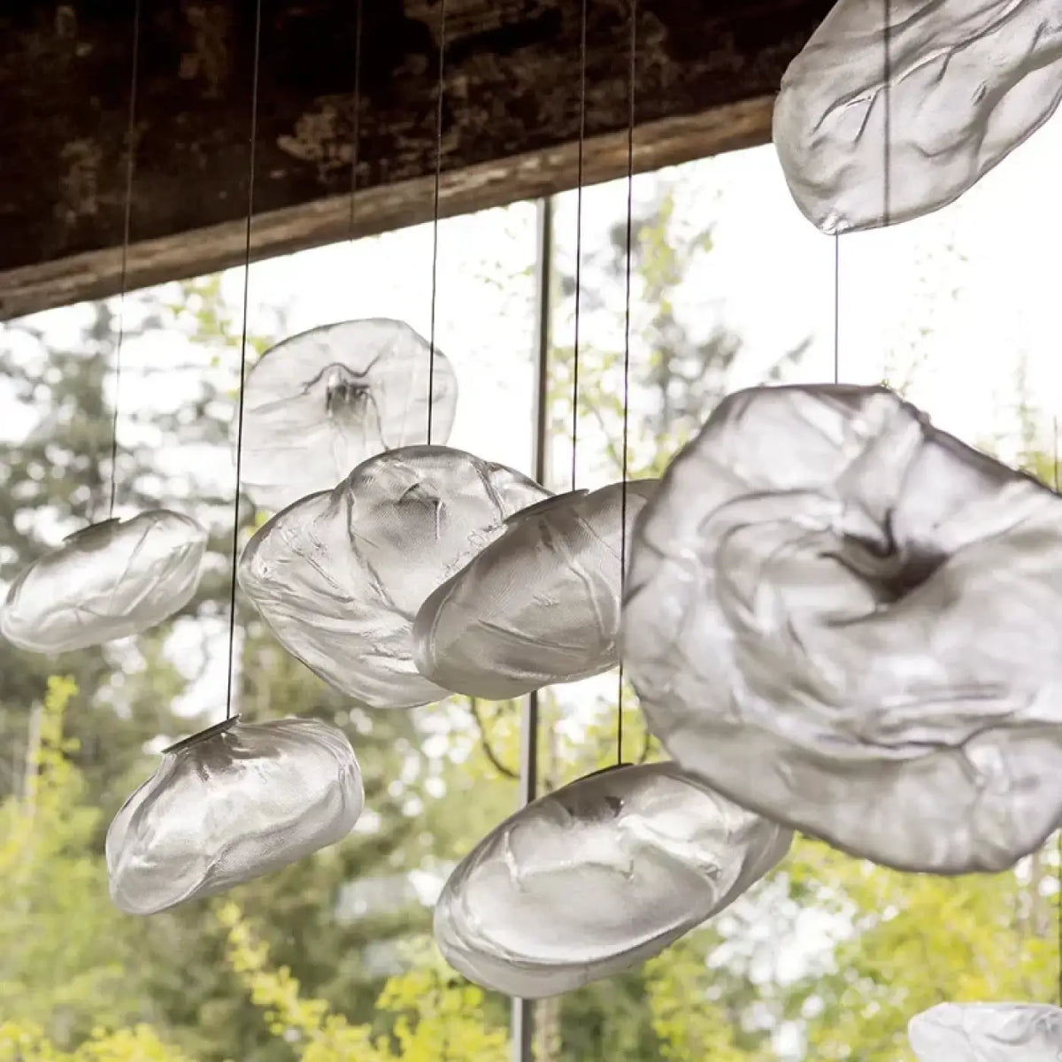 Suspension Nuage en Verre Soufflé – Viselle