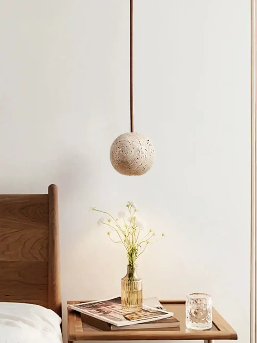 Suspension Organique Sphères Effet Pierre – Jadette
