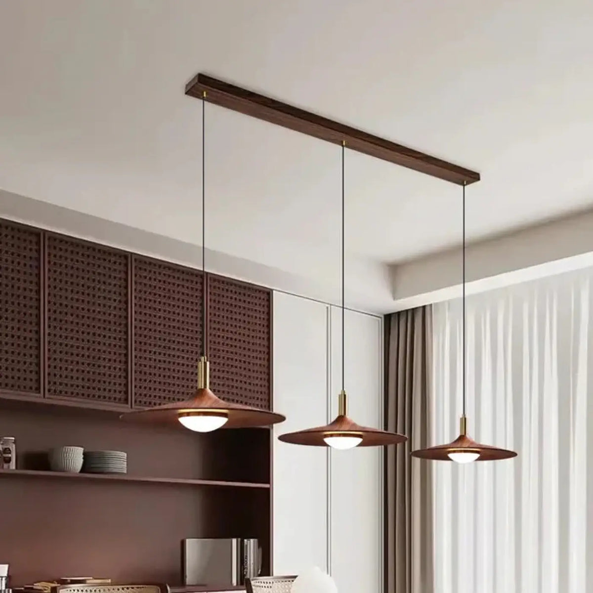 Suspension Scandinave Acrylique et Métal Doré – Lovan