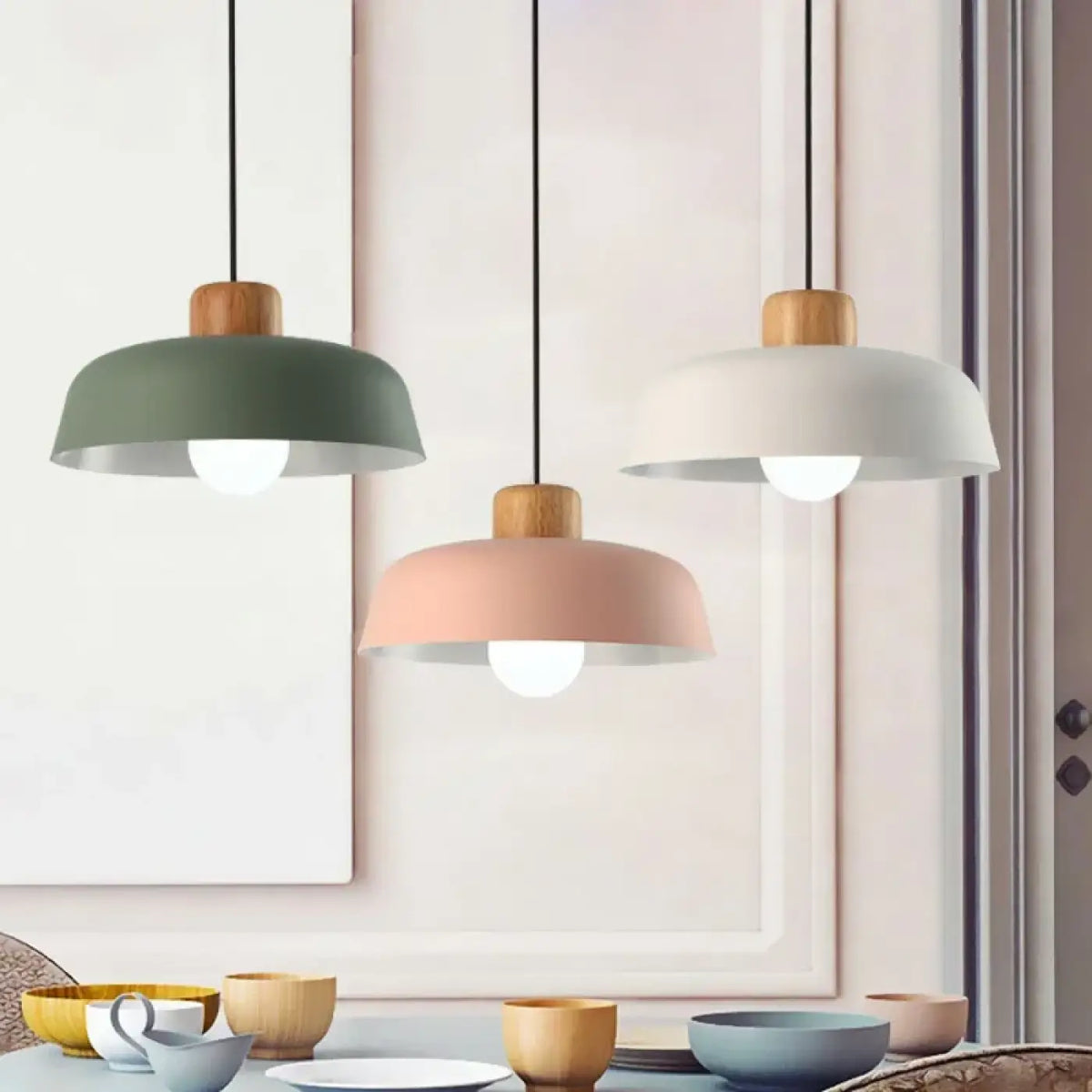 Suspension Scandinave Métal et Bois – Zalis