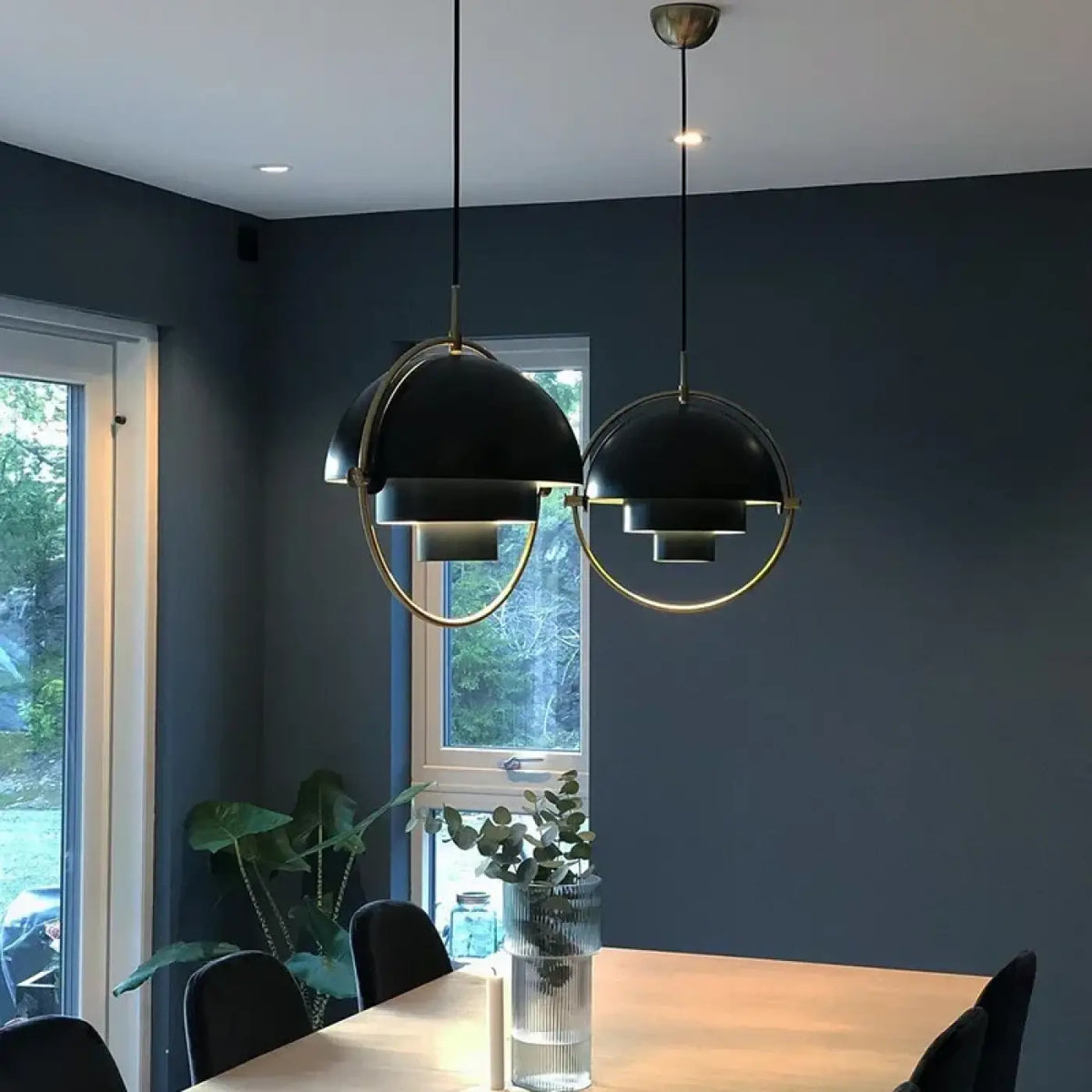 Suspension Boule en Métal Chromé – Sirette
