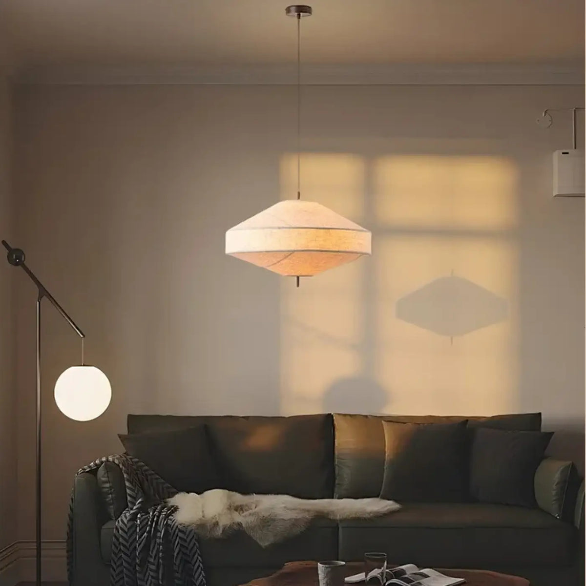 Suspension en Tissu Naturel Japonaise – Zimane