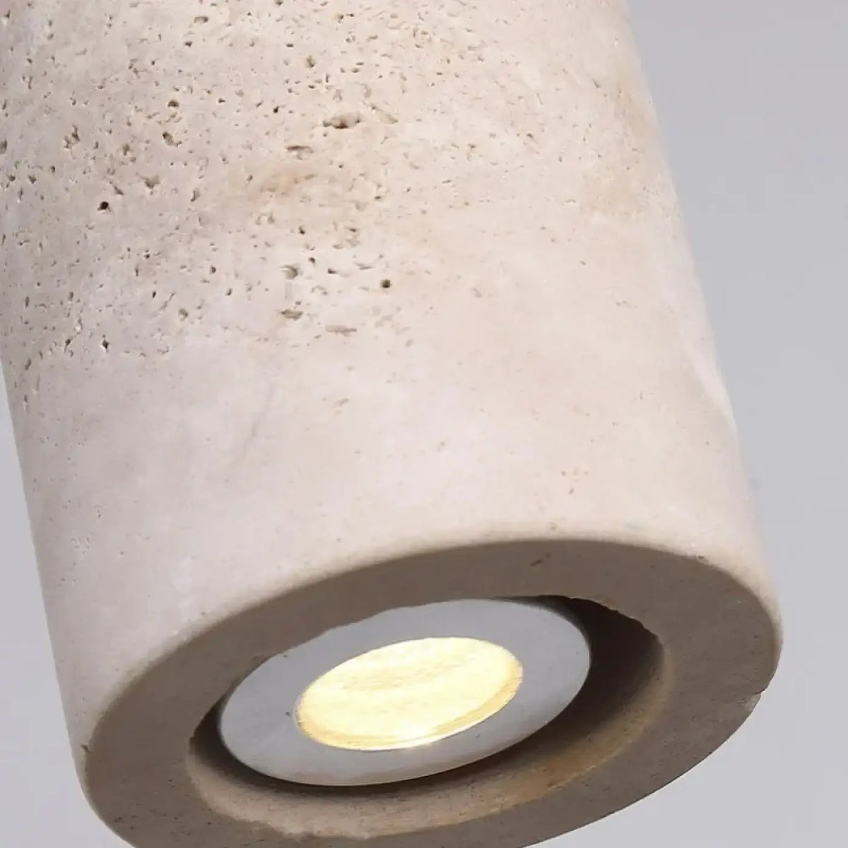Suspension Travertin Jaune et Bois – Prosel