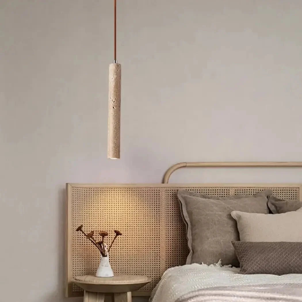 Suspension Tube LED Effet Pierre – Fason