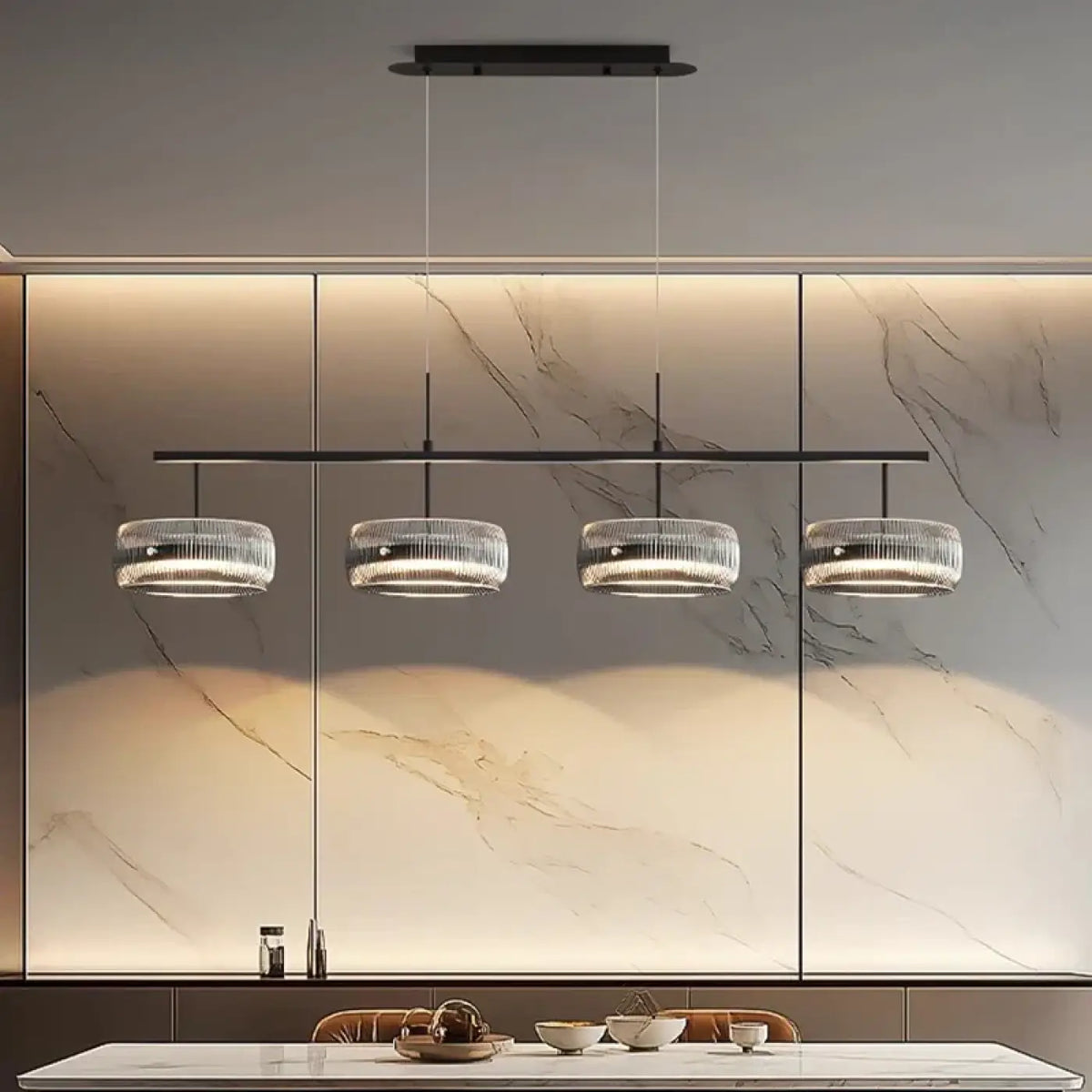 Suspension Verre et Métal pour Cuisine – Dolia