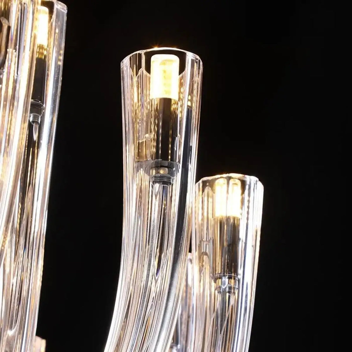 Suspension Verre Transparent et Métal – Vidan