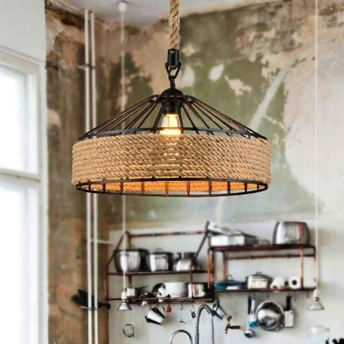 Suspension Vintage Industrielle – Savelle