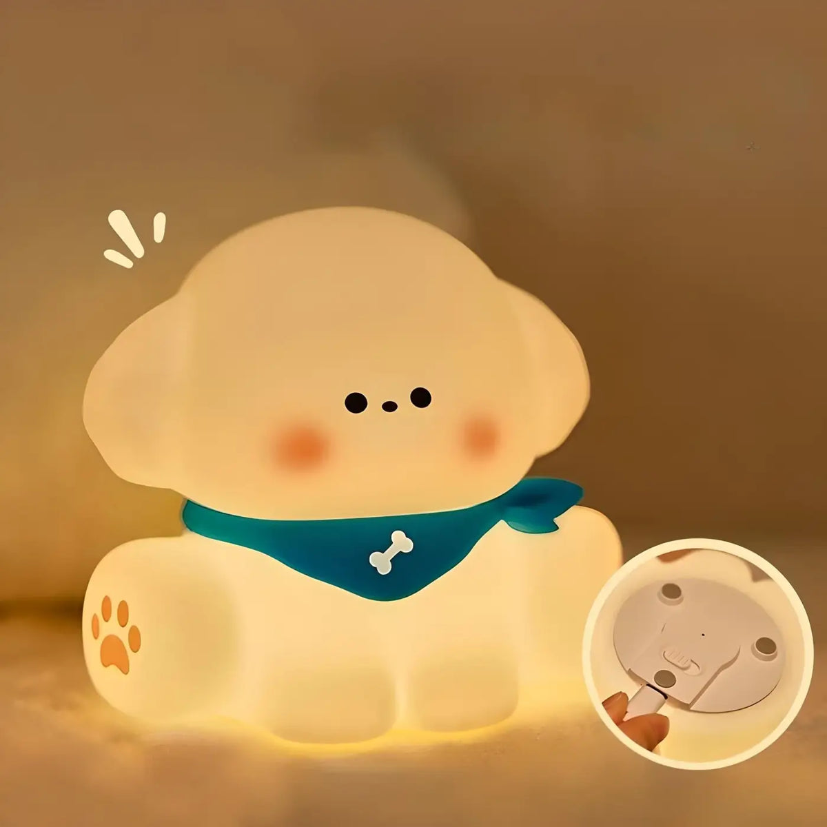Veilleuse Enfant Petit Chien – Plisia