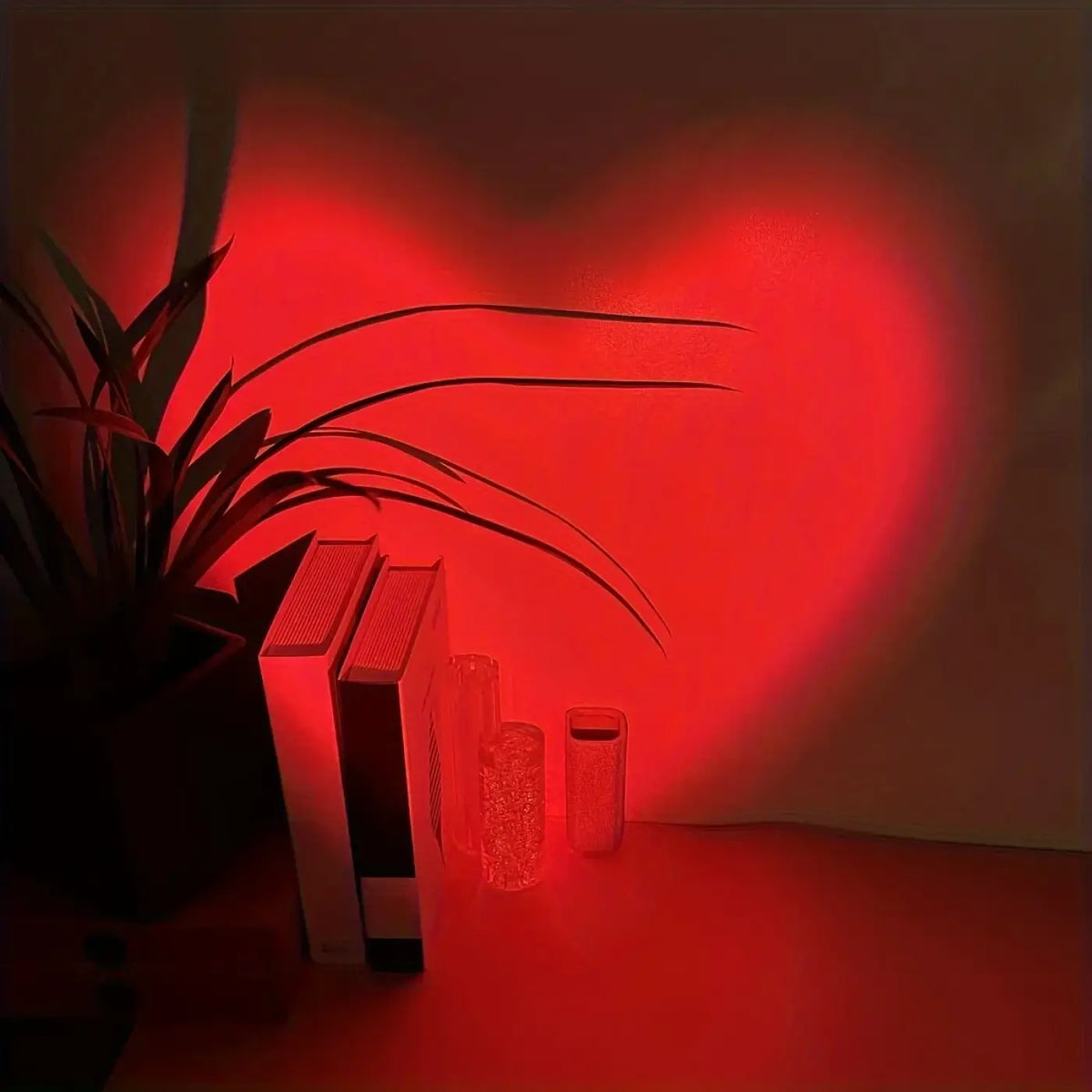 Veilleuse Romantique à Lueur Rouge – Trisan