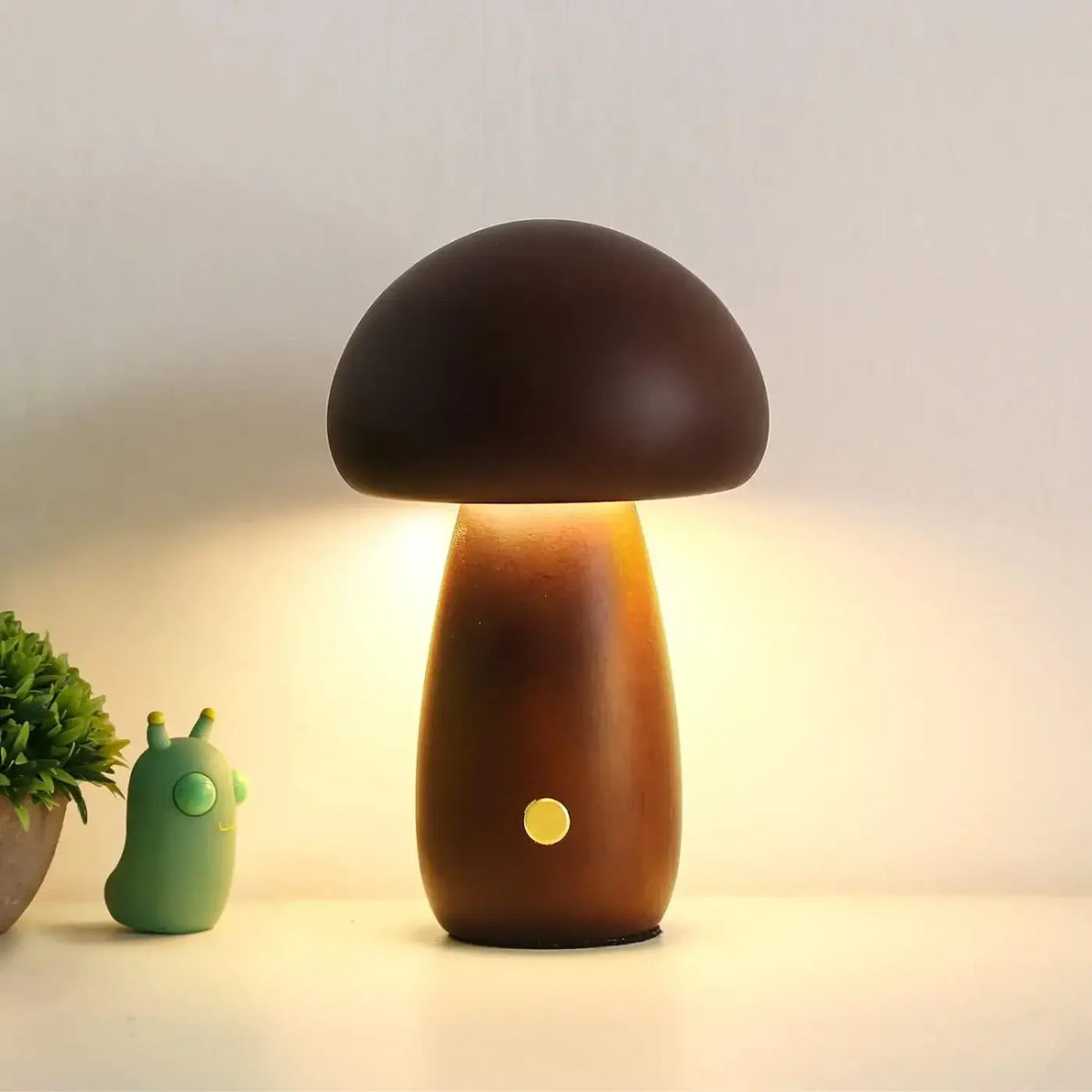 Veilleuse Champignon en Bois – Brono